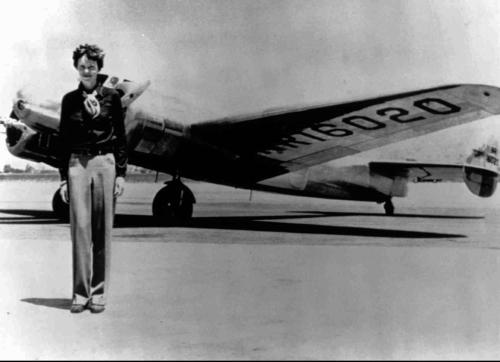 Amelia Earhart and her Lockheed Electra 10E NR16020
